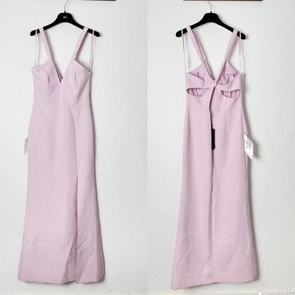 BCBGMAXAZRIA Orchid Cutout Dress - Picture 1 of 8
